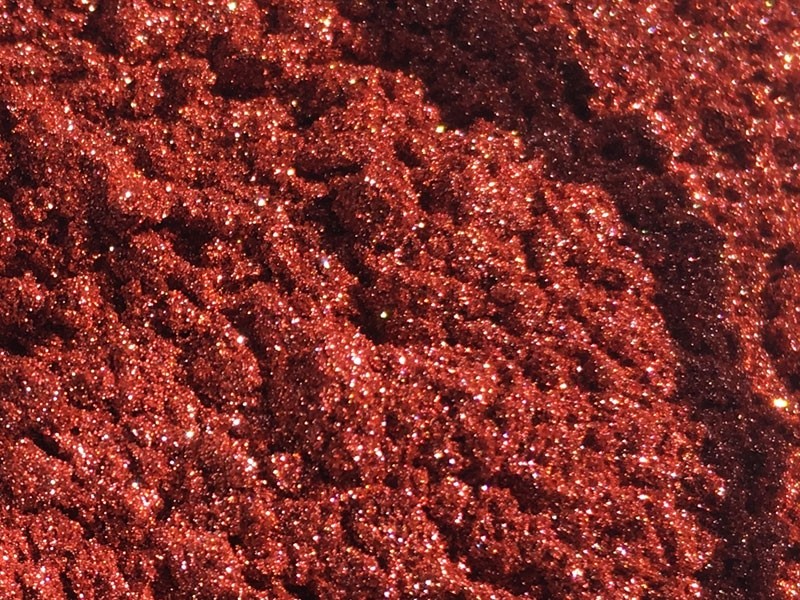 Mica brillante Rojo Fuego