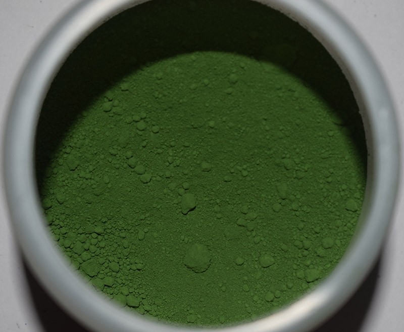 Óxido pigmento color Verde Cromado