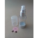 Airless transparente y aluminio 30ml