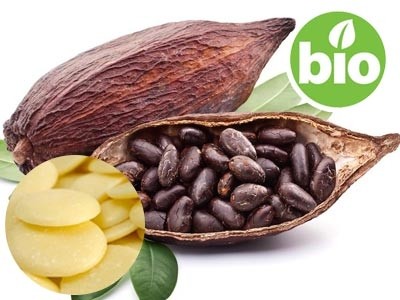 Manteca de cacao Desodorizado BIO en bloque.