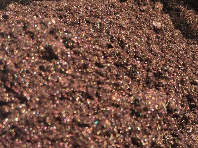 Mica brillante Marrón