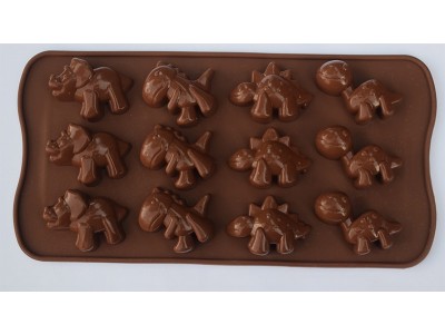 Molde silicona dinosaurios