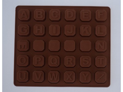 Molde silicona letras