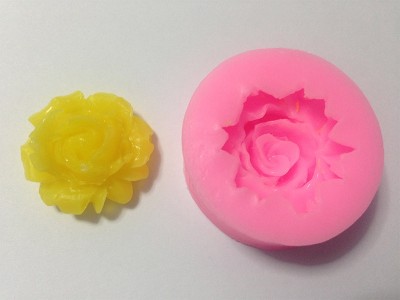 Molde silicona rosa mini
