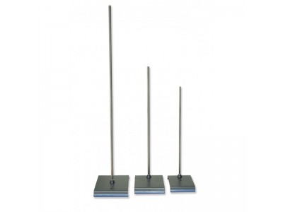 Soporte pie con plato de chapa de acero 100 x 175 mm