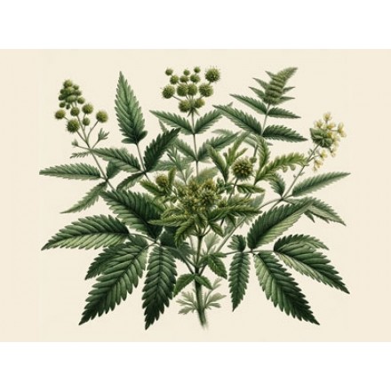 Abrótano macho planta cortada