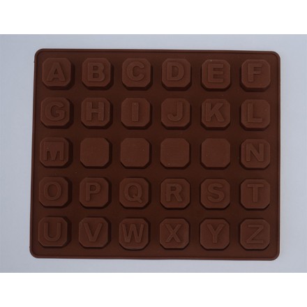 Molde silicona letras
