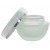 Frasco Oval en vidrio esmerilado 50ml + tapa blanca