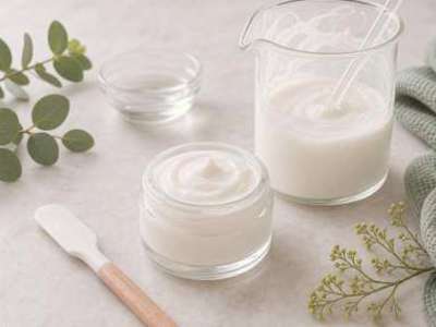 Crema ligera con Glyceryl Stearate Citrate