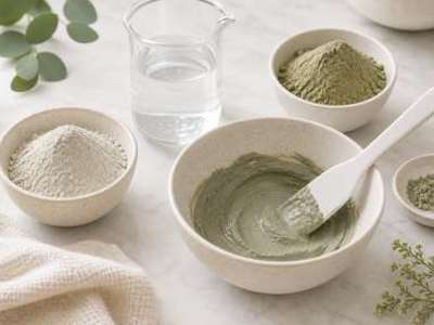 Mascarilla purificante de arcilla verde