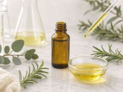 Sérum facial oleoso sedoso con Isoamyl Laurate
