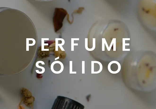 Perfume sólido natural, colaboración de Mi Cosmética Casera